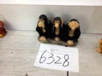 Сувенир-обезьянки на подставке 3 шт. 51720