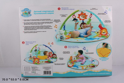 Коврик 7182 развивающий в кор.с аксессуарами А264-Н25019