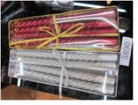 Свеча новогодняя декор.в упак. 4 шт. 1244