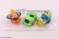 Машина 052-4  3вида. Машинка,паровозик,самолётик в пак. D039-H11007