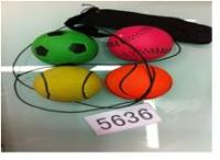 Мяч на резинке  в сетке 6,3см