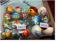 Мячик ПВХ с рисунком 7,6 см