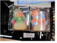 Свеча - снеговик подарочная в упак.1131/В