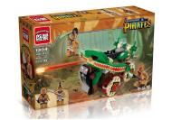 Кон. 1304 пираты с катапультой на острове в кор. B050-H26365