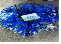 Фольга Снежинка на подвесе  однотонная 1/10 733