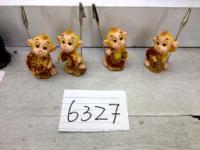 Сувенир обезьянка с подковой и держателем для бумаг 8шт.уп. цен1ш¶