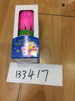 Свеча в розе раскрывающяяся  в кор. Е13417