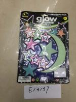 Светящиеся звёзды с полумесяцем на картоне Е13137