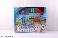 Гараж с мащиной автовозом +фигурки в кор. Q726-Н06067