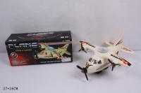 Самолет 3261 с пропеллерами в кор.на бат.,звук,свет I029-H02009