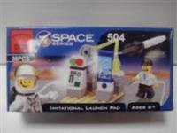 Конструктор, 504  Станция запуска ракет 36 дет,Brick №474058