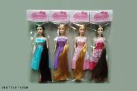 Кукла 629 Jessica с длинными волосами в пакете 4 вида  R532-H43600