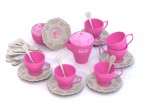 631 Набор чайной посудки БАРБИ (34 предмета в коробке)
