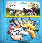 Набор домашних животных в пакете 12 шт. 93319-09А/12