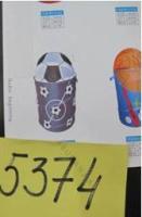 Корзина 5374 для игрушек мяч футбольный