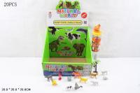 Животные ДОМАШНИЕ в тубусе с головой в дисплее 20шт.уп  C823-H42255