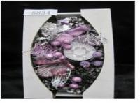 Подсвечник с венком  подарочный в кор.сирен. 0584/9