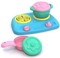 ШКД02 Посуда ШКОДА (плита+кастрюля+сковорода+2 крыш.)