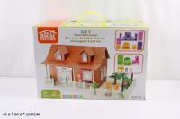 Дом Вилла для кукол,мебель 48*30*22 С461-Н35029