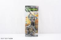 Солдат с винтовкой ползущий на картоне К011-Н05014