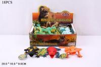 Животные с насыпкой ЛЯГУШКИ  7428 18шт.КЛАССНЫЕ  А015-Н42633