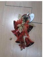 Новогодняя подвеска КР1161 колокольчики с бантом в пак. 201246