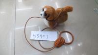 Собачка танцующяя,тявкающяя на проводе ,на бат. Н13907