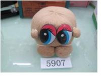 Голова  фигурка тыквы с растущей травкой  5907   4