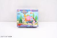 Конструктор Принцесса русалка 138 дет.в кор.J348-Н26470