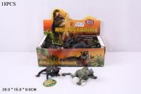 Животные с насыпкой ЛЯГУШКИ 7217 18шт.КЛАССНЫЕ  А015-Н42604