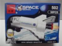 Конструктор, 502 Brick- Космический челнок 30 дет, КВ502