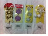 Снежинка на картоне сирен.с обсыпкой 10 см 2 шт.