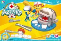 Набор для творчества Пластилин 001 Стоматолог в кор. Z413-H34001