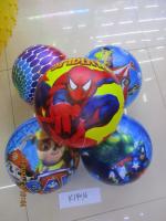 Мяч 20см. надувной с рисунком микс К14036