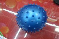 Мяч 1817 с пупырышками 20 см    цвета ассорти