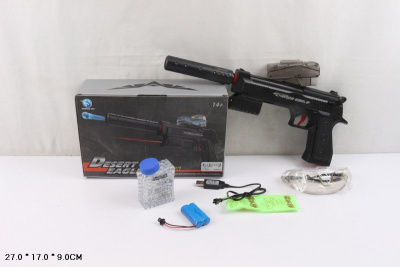 Пистолет 9911 метал.с глуши, аккумул.зарядка от комп.  C187-H24026