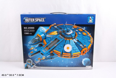 Конструктор 1566 дет.Космолёт в кор. А807-Н26508
