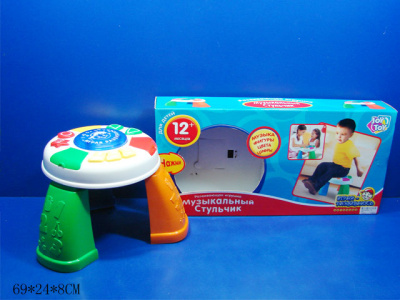 Музыкальный стульчик,обучающий:музыка,цвета,формы,цифры А539-Н05185