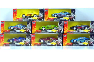 Машина 930 стрит-рейсер в кор. микс D646-Н09015