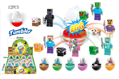 Конструктор Герои 3д011 в яйце звездные войны 12шт.уп. E518-H26140