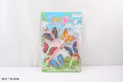Сачок на картоне с бабочками К382-Н24094
