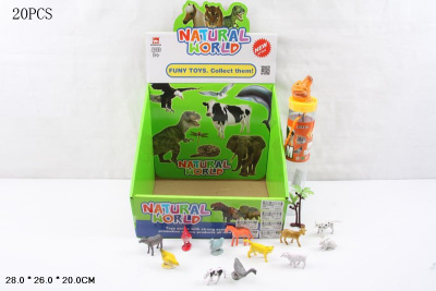 Животные ДОМАШНИЕ в тубусе с головой в дисплее 20шт.уп  C823-H42255