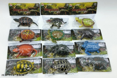 Животные Черепаха в пакете 12видов в ассортименте М844-Н42166