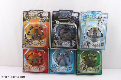 Трансформер 998-69 Космические воины под пласт. 6видов А205-Н21025
