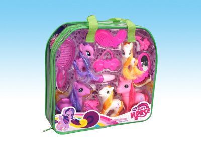 Пони L24-2 5 шт. с аксессуарами в сумке P894-Н42047