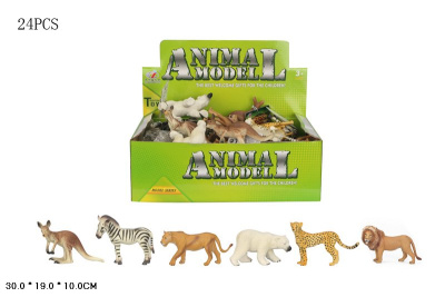 Животные Дикие 24шт.уп микс  цена за1шт. ДИСПЛЕЙ M153-H42523