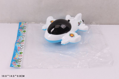 Заводной Самолет 1681-1 на верёв. в пакете Е310-Н28003