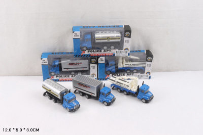 Машина метал.инерц.полицейская серия в кор.в ассортименте D841-Н3602