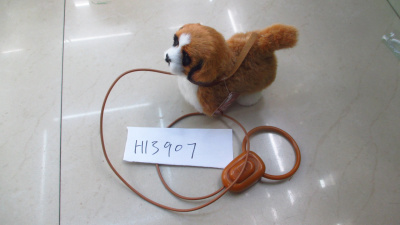 Собачка танцующяя,тявкающяя на проводе ,на бат. Н13907