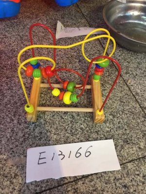 Лабиринт деревянный логический на подставке развивающий в кор. Е13166